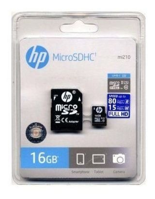 Cartão De Memória Hp 16 Gb Micro Sdhc Classe 10 Uhs-i U1