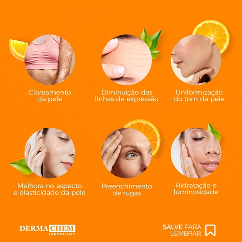 Água Micelar Dermachem Demaquilante Vitamina C, Salicílico Tipo Vitamina C