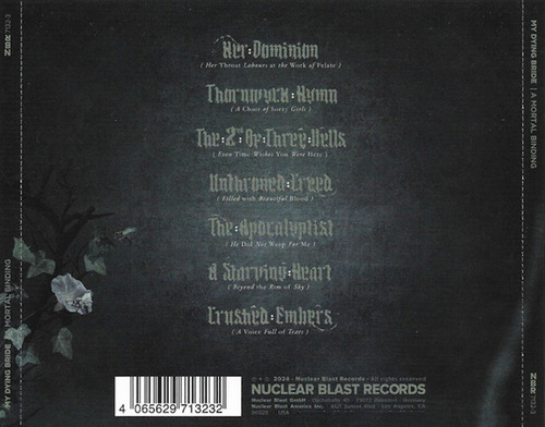 - A Mortal Binding - CD de versão padrão 2024 produzido pela Nuclear Blast