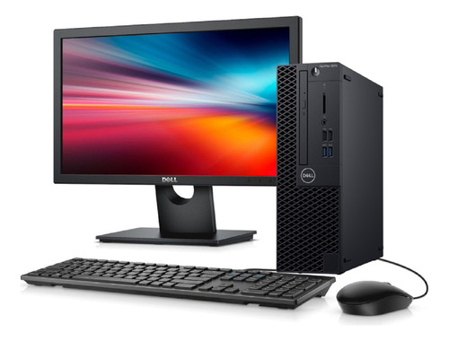 Cpu Desktop Dell 3070 + Monitor Core I5 8ger 8gb Ssd 240gb