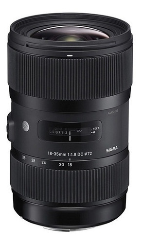 Lente Sigma 18-35mm F/1.8 Dc Hsm Art Para Canon 