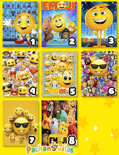 65 Morralito Jumbo Dulcero Personalizado Emoji