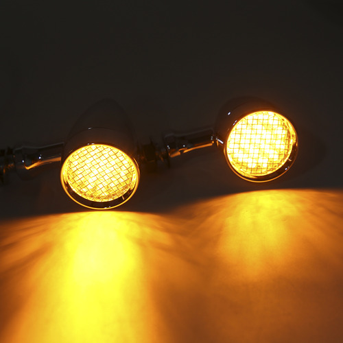 Señal De Giro Para Motocicleta, 2 Unidades, Led, 12 V, 10 Mm