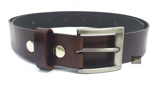 Cinto Largo Masculino Em Couro 100% Natural Casual Social