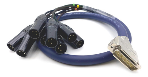 Bouunciy Db25 A Xlr Cable De Serpiente Macho, Db25 Macho A 8