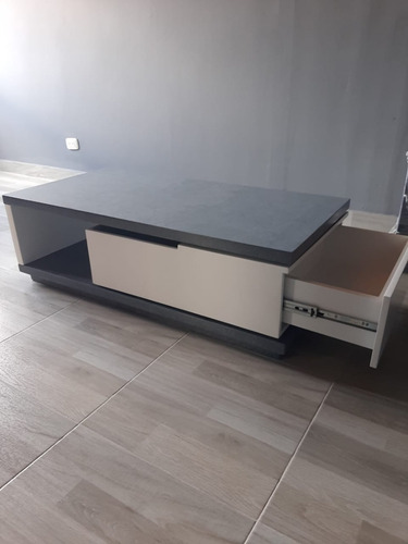 Imagen 8 de 10 de Mesa De Centro Lacada Marmolizado Ref Flavian