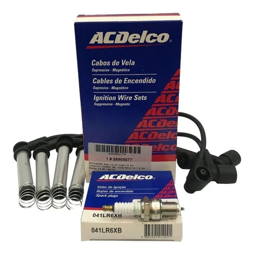 Kit Cables Y Bujias Acdelco Fiat Strada - Stilo 1.8 8v