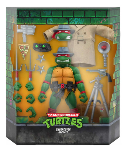 Super7 Teenage Mutant Ninja Turtles Raphael Undercover Nuevo