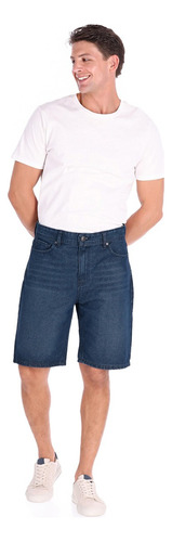 Short Bermuda Holstone Para Hombre De Mezclilla Slim