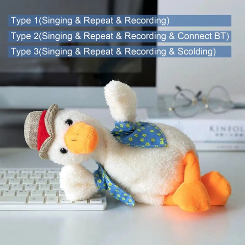 Bbb Yy Pato Cantor Peluche, Regalo Interactivo Para