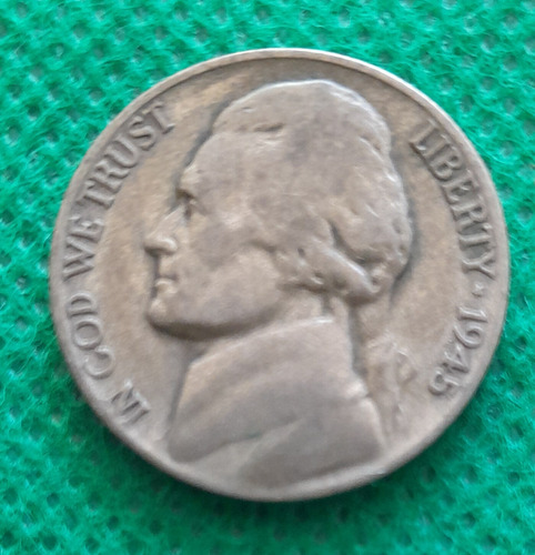 Moneda De 5 Centavos, Eeuu ( Ley 0.350), Año 1945