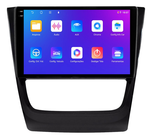 Multimidia Vw Saveiro G6 9p Android Carplay 4/64gb + Ré