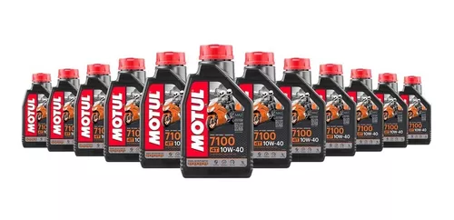 Aceite Motul 10w40 7100 100% Sintético Para Moto 4t 12litros