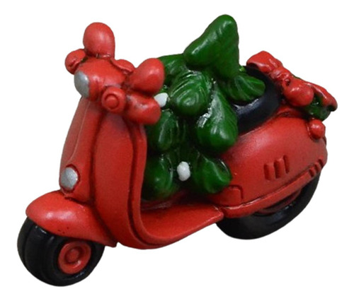 3 Modelo De Motocicleta Navideña Roja Modelo De Motocicleta