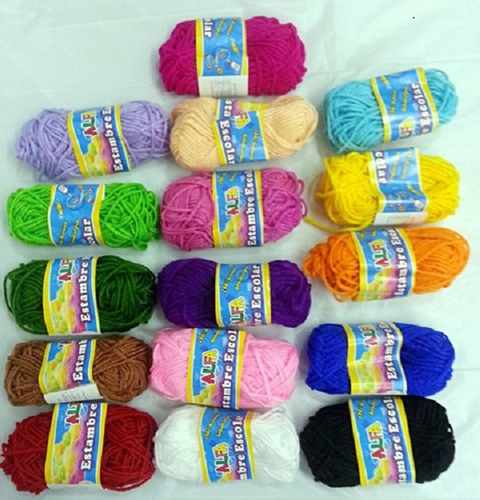 Estambre Escolar Pack 20