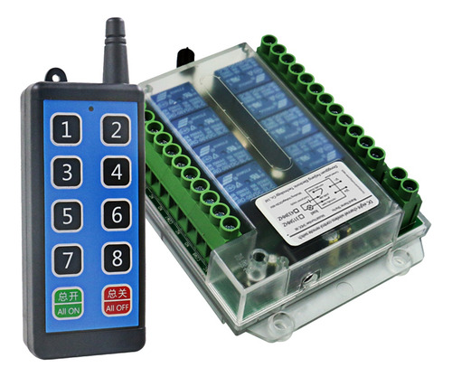 Interruptor De Control Remoto Rf Inalámbrico Queenly-8 Canal
