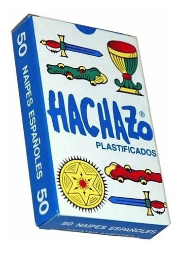 Cartas Naipes Españoles Hachazo X 50 Plastificados En Caja