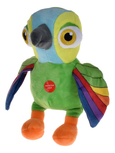 Peluche Musical 20 Cm La Granja De Zenon - Loro Pepe