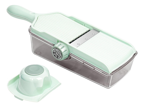 Cortador De Mandolina Ajustable Para Cocina Con Recipiente
