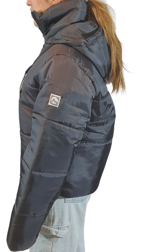 Campera Vik Vok Lifestyle Niña Lisa Negro Cli