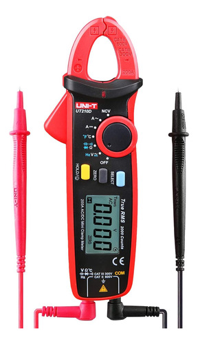 Digital Ut210d 100amp 600v Ac Dc Clamp Meter Multímetro True