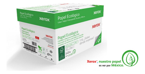Papel Bond Xerox Carta 75g Blanco Ecológico 5000 Hojas Blanco Ecológico