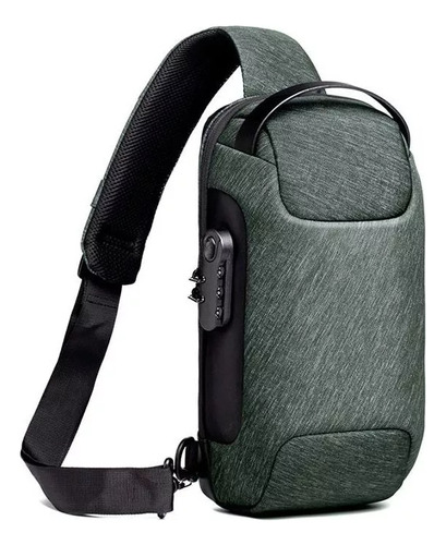 Bolso Bandolera Para Hombre, Mochila Usb Pequeña