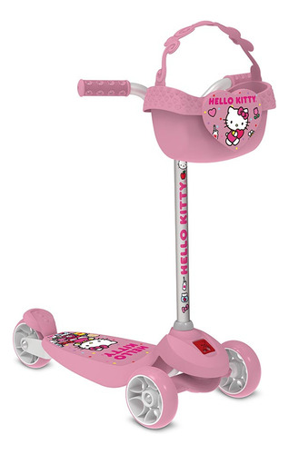 Patinete Skatenet Hello Kitty Bandeirante
