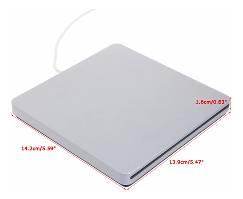 Cofre Case Grabador Dvd Externo Usb Para Macbook Pro