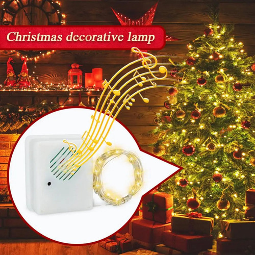 Nuevo Sensor De Sonido Navideño De Bricolaje Con Luces De