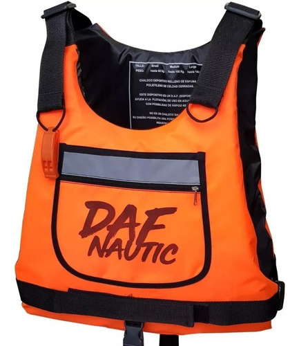 Imagen 8 de 9 de Promocion Chaleco Deportivo Silbato Kayak Aprobacion Daf