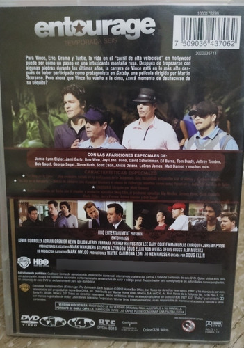 Set De 3 Dvd's De La Serie Entourage,temporada Seis Completa (Usado)