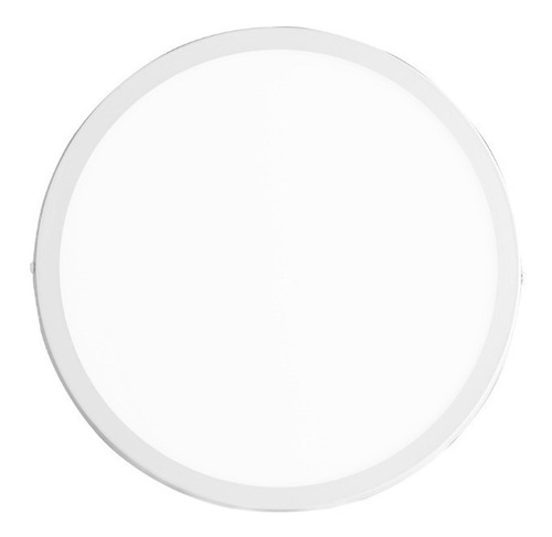 Imagen 3 de 8 de Pack X 10 Plafon Led Aplicar Redondo 24w 1920lm Calido Frio