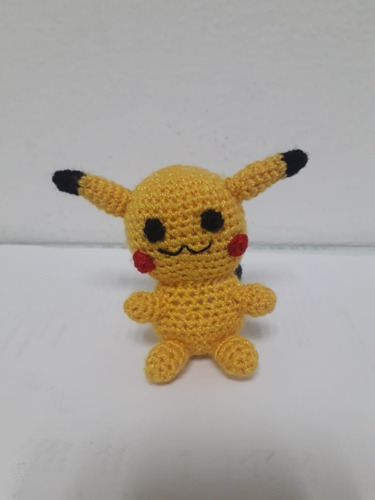 Pikachu Mini Bordado A Mano