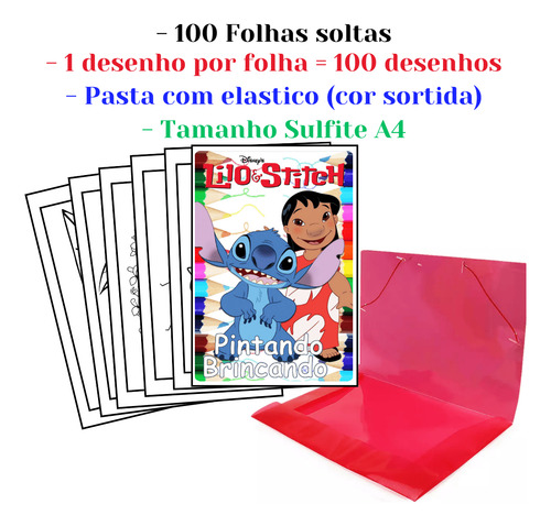 Kit De 100 Dibujos Para Pintar Y Colorear De Lilo E St