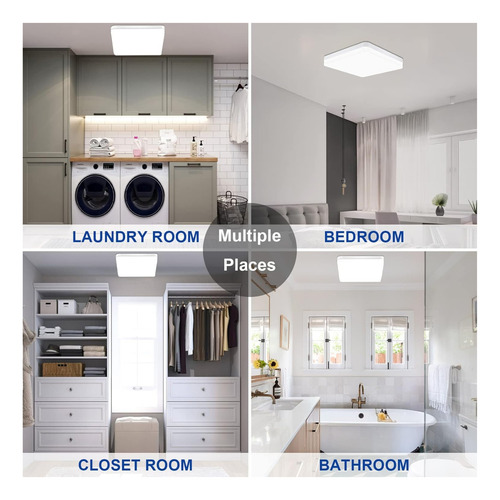 Panel Led Cuadrado Luz Blanco 36w Fsl