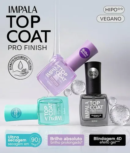Kit Especial Impala – Coleção Top Coat Pro Finish