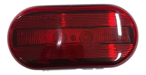 Farol Lateral Camion 12-24v Led Rojo Ovalado Ojoport