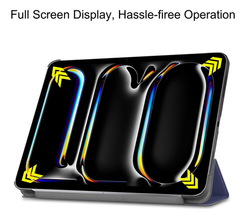 Funda Inteligente Para iPad Pro M4 De 11 Pulgadas (2024), Fu