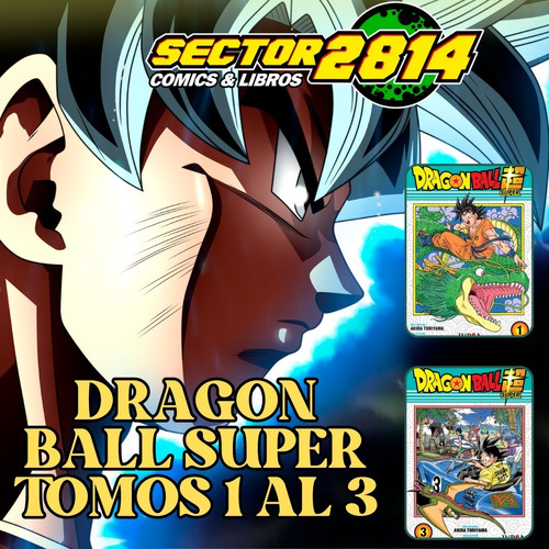 Dragon Ball Super Tomos 1 Al 3 - Ivrea