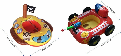 Flotador Inflable Grande De Verano Barco Pirata Piscina Para