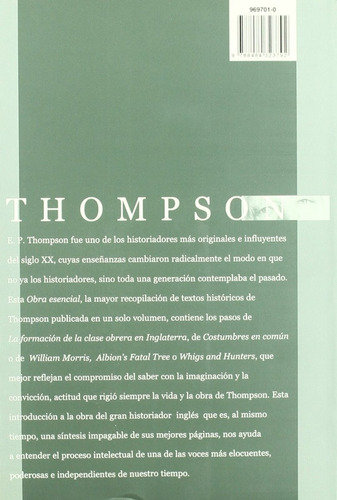 Thompson Obra Esencial Editorial Crítica