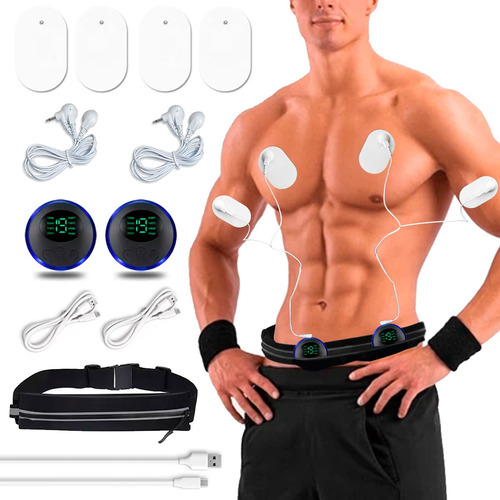 Estimulador Abdominal Brazos Piernas Carga Usb Smart Fit 4e!