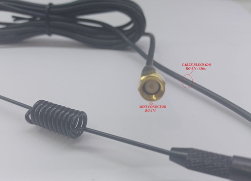 Antena Magnetica, Gsm 850-2100sma Rf, Frecuencia 850/2100mhz