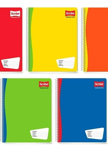 Cuaderno Profesional Scribe 100 Hjs Caja Surtida Con 36 Pzas