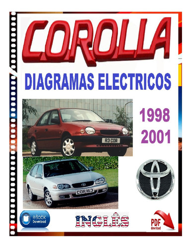 Toyota Corolla 98-2001 Diagramas Eléctrico Ee11-ae11-ce110.