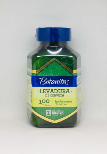 Levadura De Cerveza X3 Tarros De 100 Tabletas C/u Botanitas 