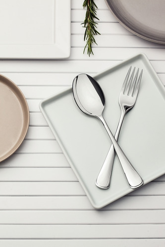 Faqueiro Mônaco 42pc Inox Facas De Mesa Forjadas Tramontina
