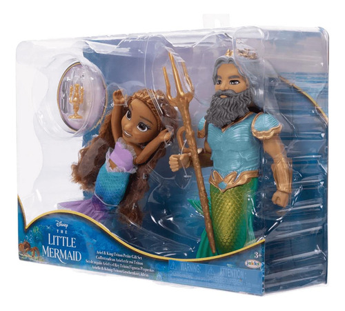 Boneca A Pequena Sereia O Filme 2023 Ariel Com O Rei Tritão