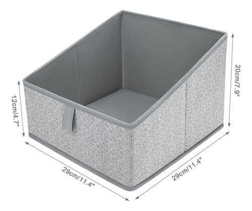 Caixa De Armazenamento Dobrável Em Cubo Trapezoidal, Com